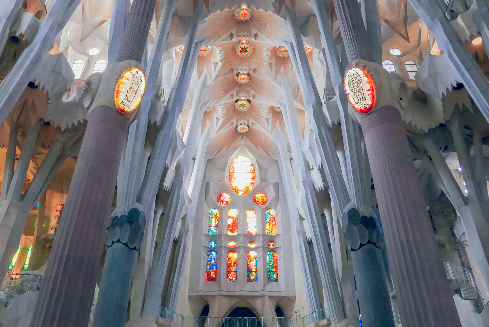 Spain Barcelona Sagrada familia nave